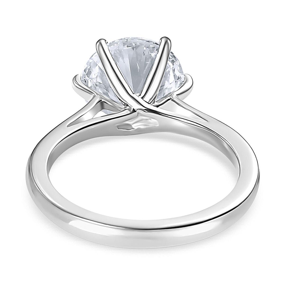 Luxuriant 950 Platinum IGI Certified (VS/EF) Lab Grown Diamond Solitaire Ring 3.00 Ct, Platinum Wt. 5.58 Gms. 8287231 5