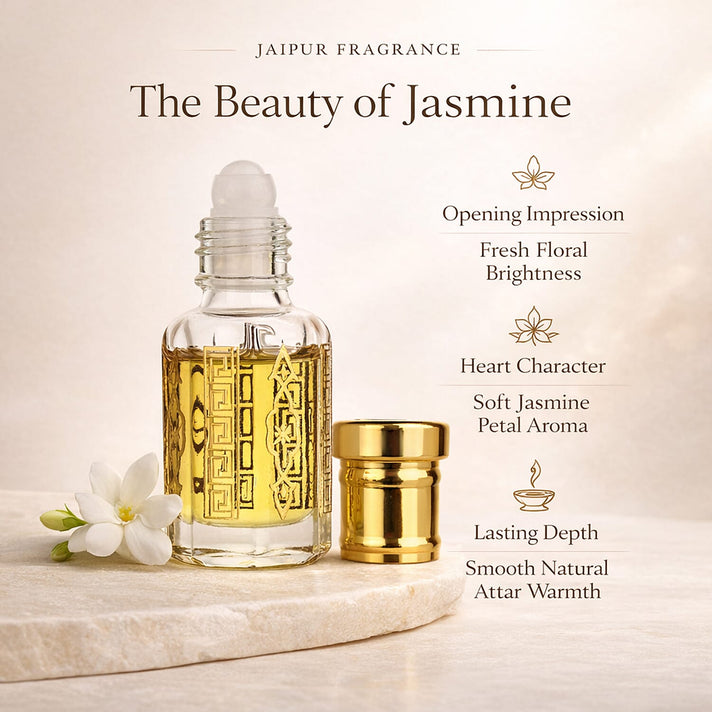Jaipur Fragrances - 100% Natural Concentrated Perfume - 5ml (Yasmine) 8301335 2