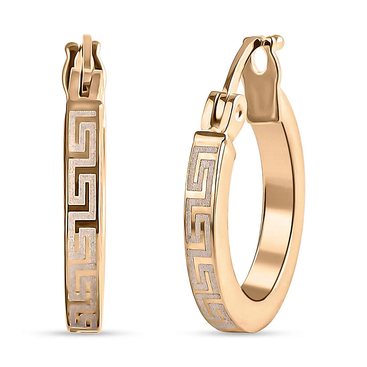 Close Out Deal - 9K Yellow Gold Hoop Earring with Clasp 8302689 0