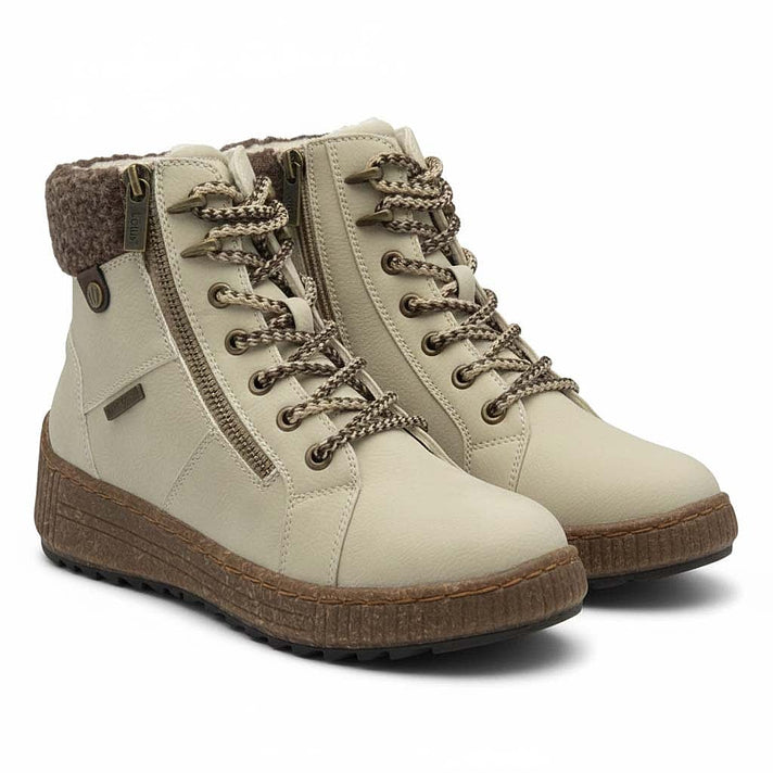 Lotus Women's White Penrithe Ankle Boots 8305299 1