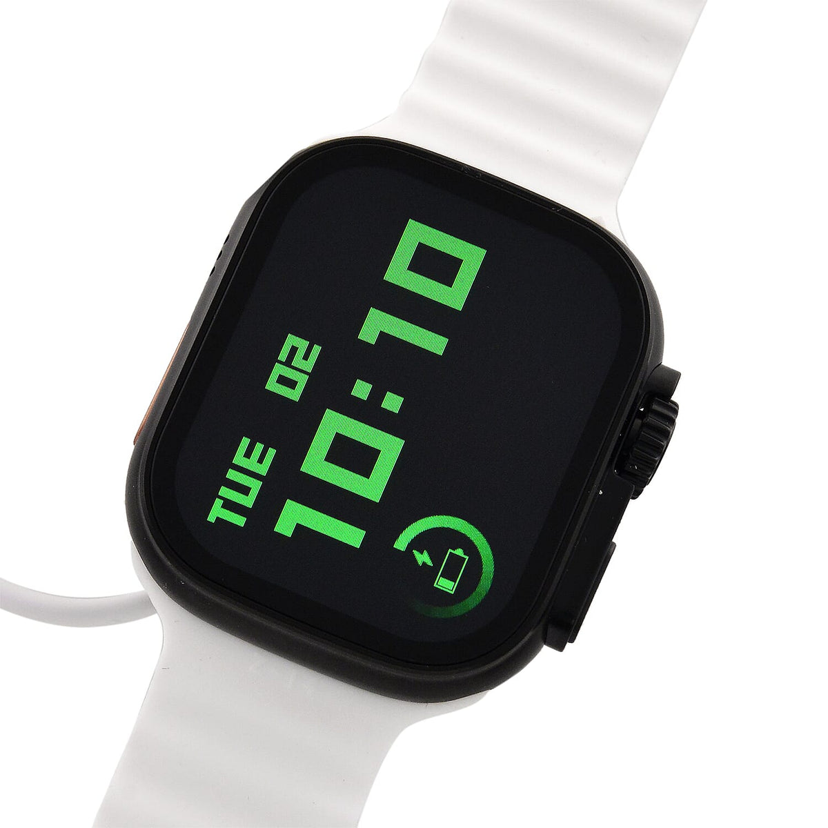 Closeout Deal - i20 Ultra 2 Max 10-in-1 Smartwatch Set with Earphones &amp; 7 Strap, Compatible with Apple iOS and Android - Black V32512595 5