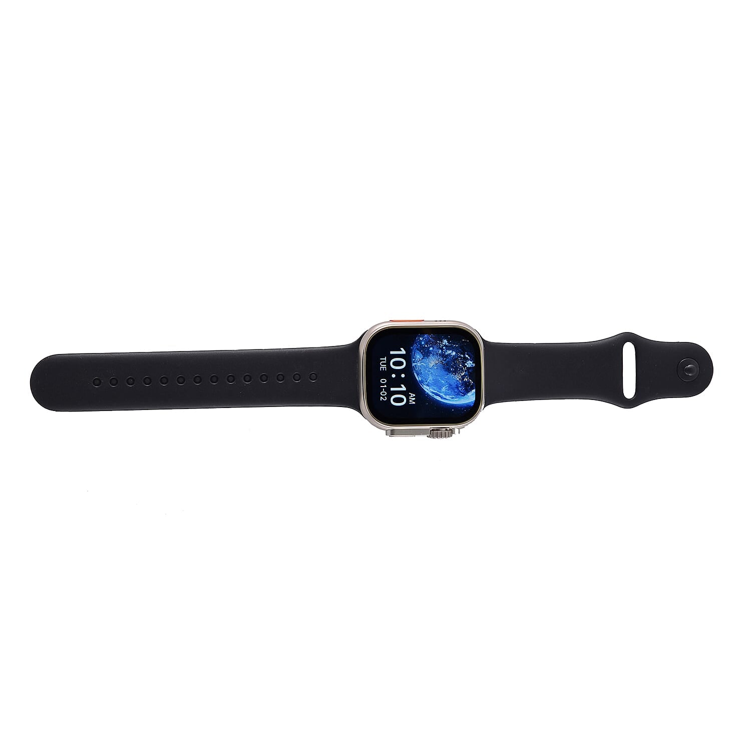 Closeout Deal - i20 Ultra 2 Max 10-in-1 Smartwatch Set with Earphones &amp; 7 Strap, Compatible with Apple iOS and Android - Silver 8311847 7
