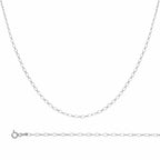 Close Out Deal - Sterling Silver Romy Chain with Spring Ring Clasp