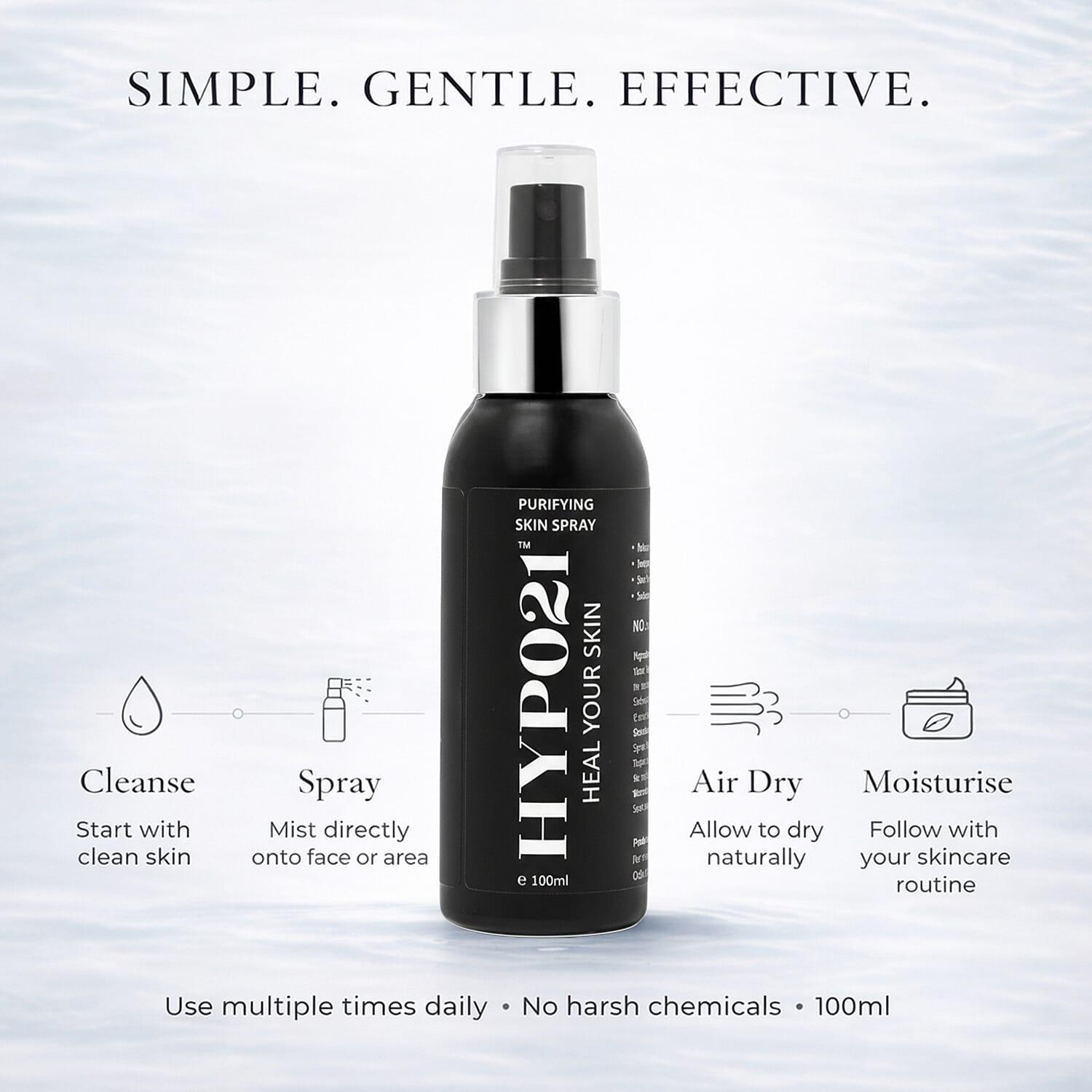 HYPO21 Purifying Skin Spray - 100ml 8341709 3