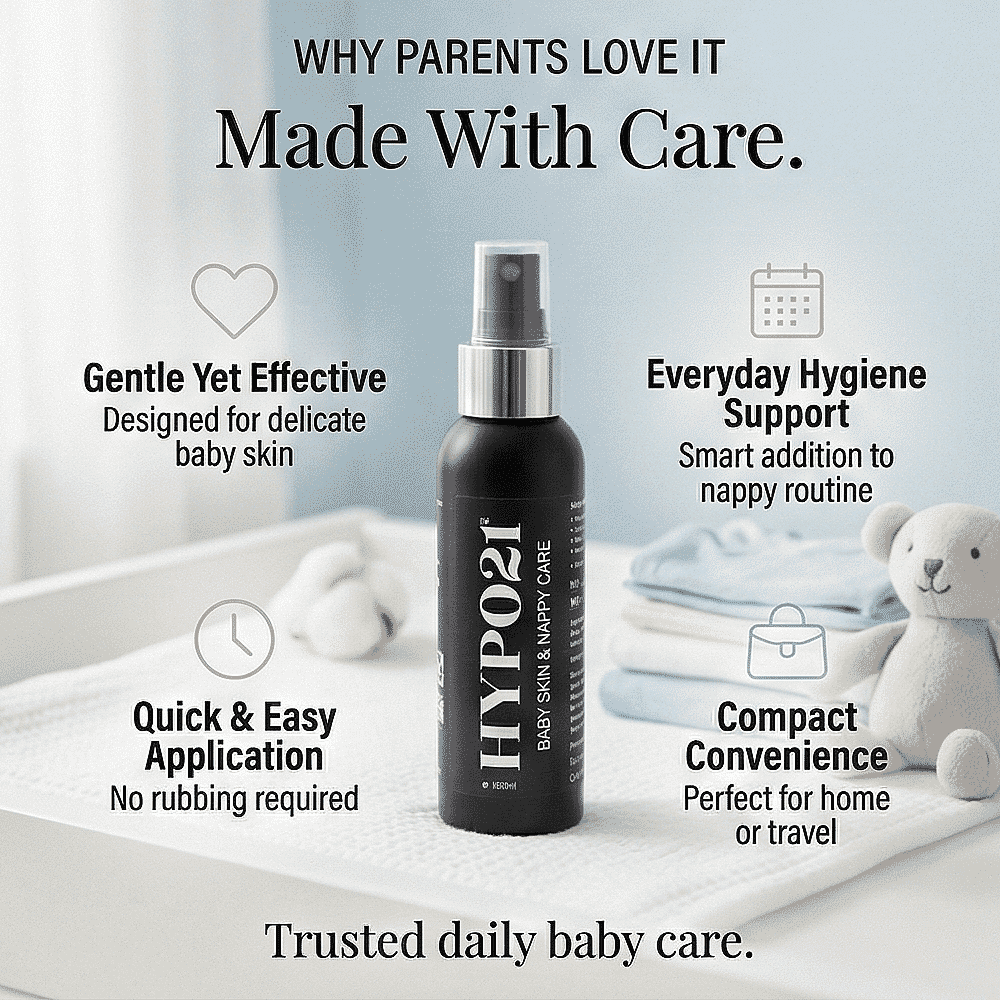 HYPO21 Baby Skin &amp; Nappy Care Spray - 100ml 8341736 2