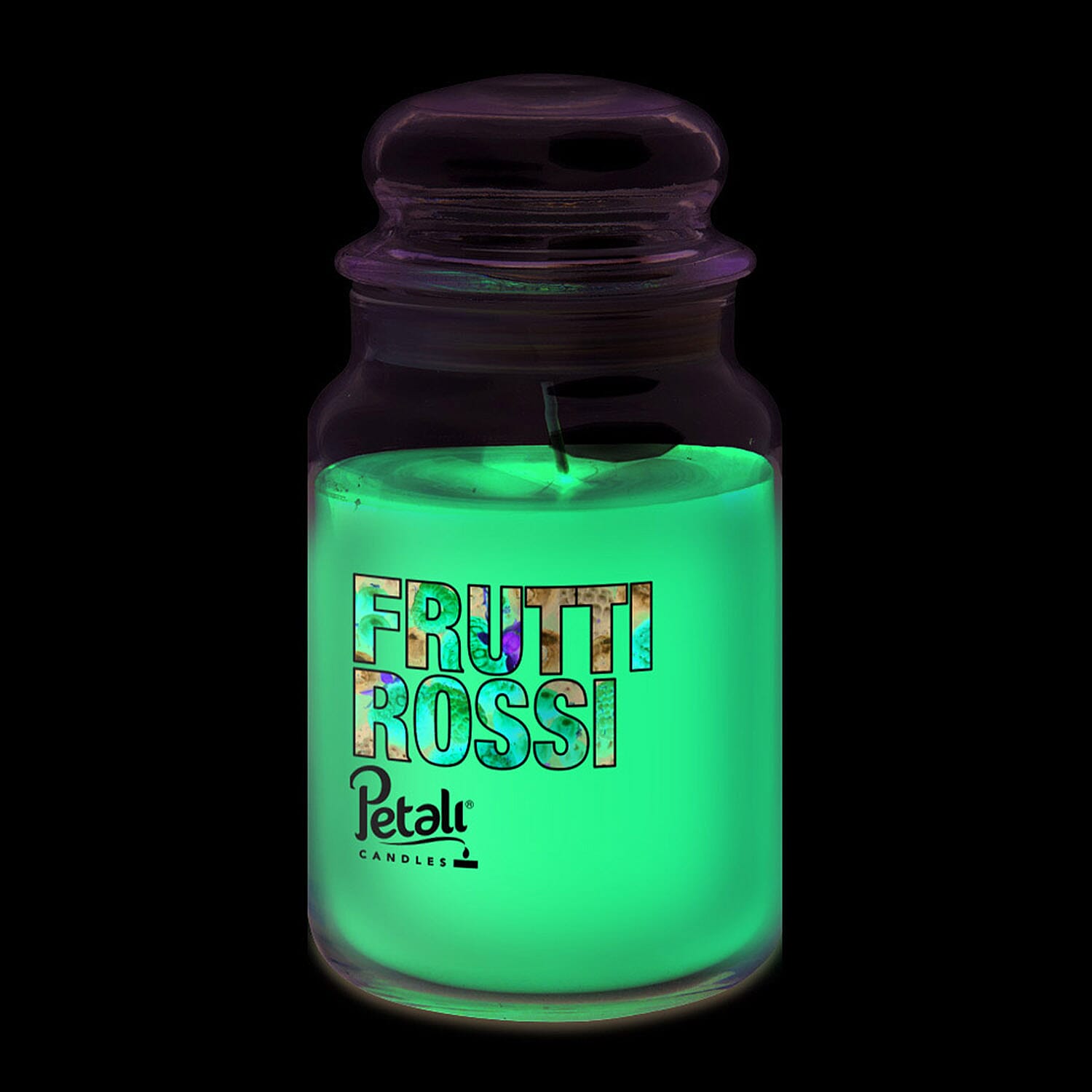 Petali Frosted Cherries Large Jar Candles  (Approx 100 Hour Burn Time) - Red 8343649 0