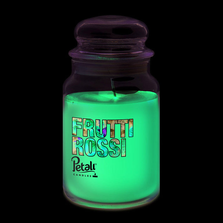 Petali Frosted Cherries Large Jar Candles  (Approx 100 Hour Burn Time) - Red 8343649 1