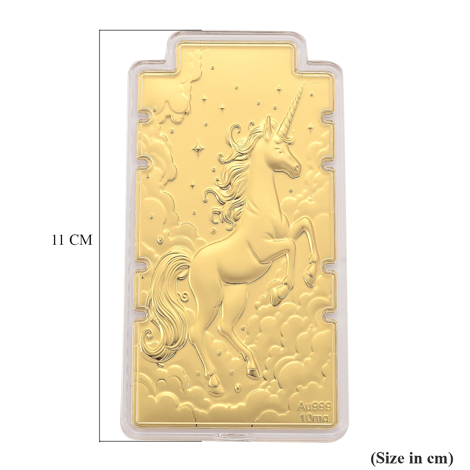 24K Yellow Gold (99.9% Purity) Large Unicorn Embossed Collectable - Representing Purity, Freedom &amp; Magical Strength 8356065 7