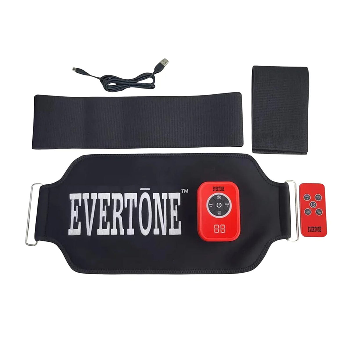 THE ULTIMATE FITNESS &amp; TONING DEVICE - Evertone 3 in 1 Tone and Tight Belt With Red &amp; Infra Red Light, EMS &amp; Heat Therapy Therapeutic Device 8374176 0