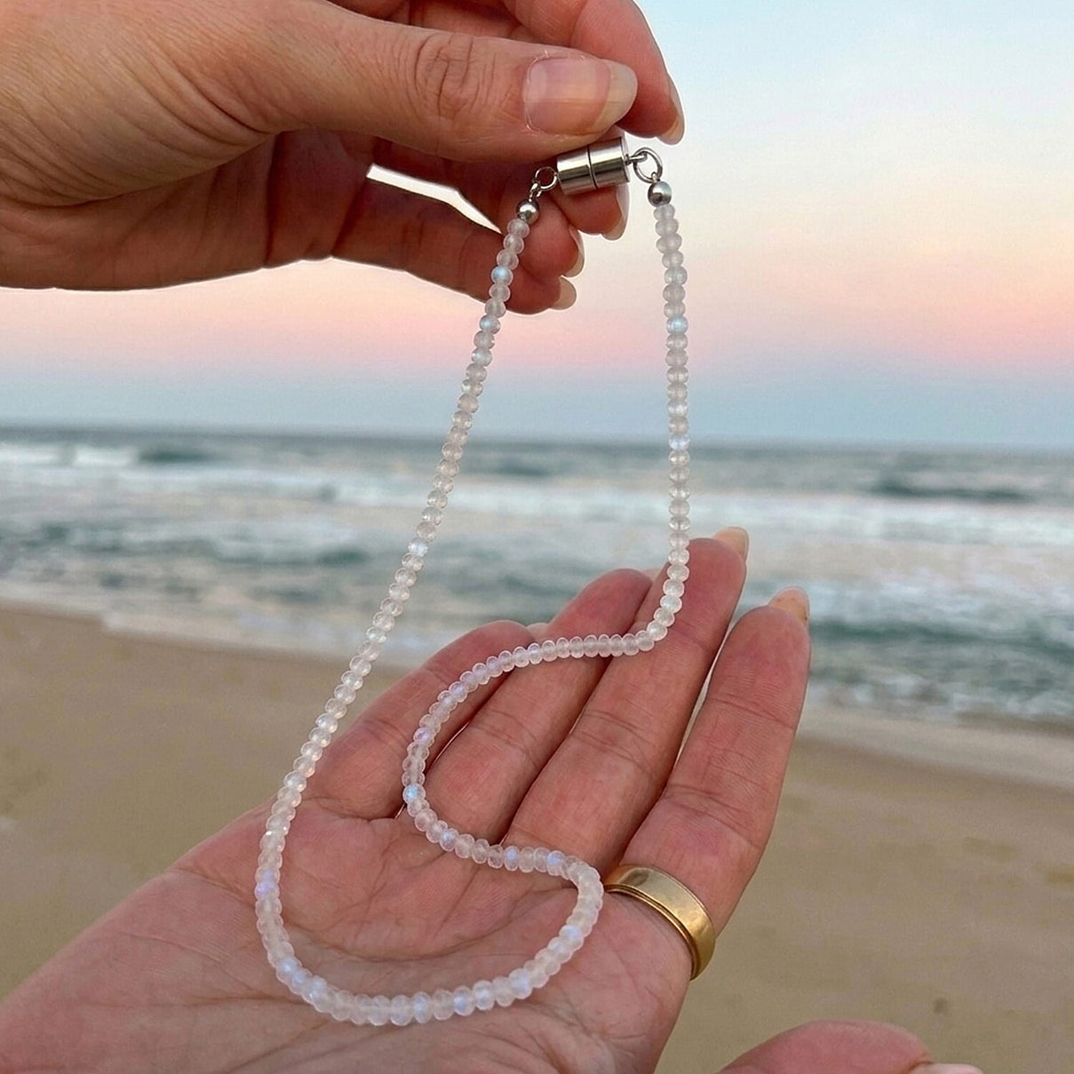 EverTrue Rainbow Moonstone Necklace (Size - 20) 65.00 Ct. 8375093 5