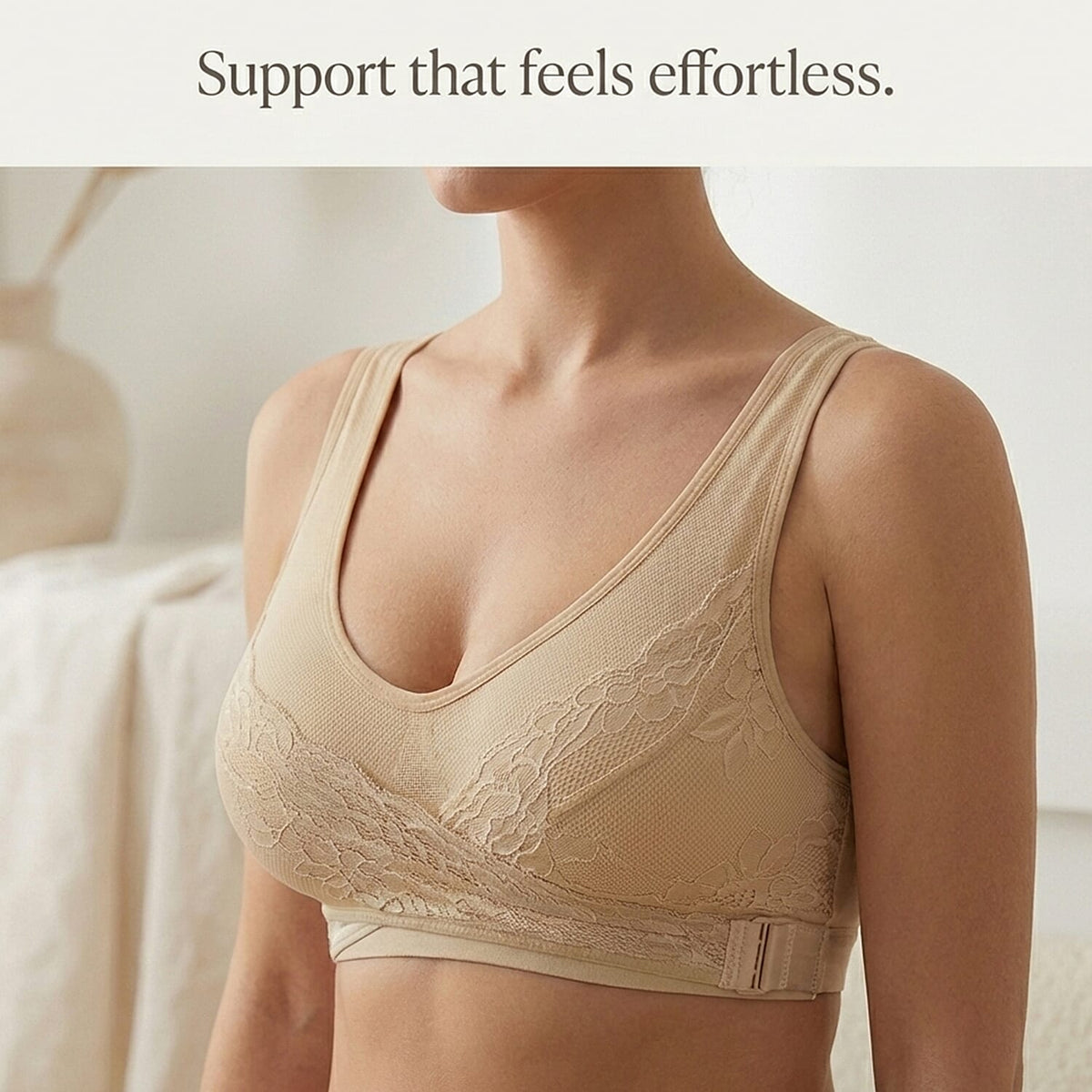 THE VALUE CLOSEOUT BUY - Set of 3 Comfortisse Support Push Up Bra (Size 36-38) - Black, Nude &amp; White 8375470 3