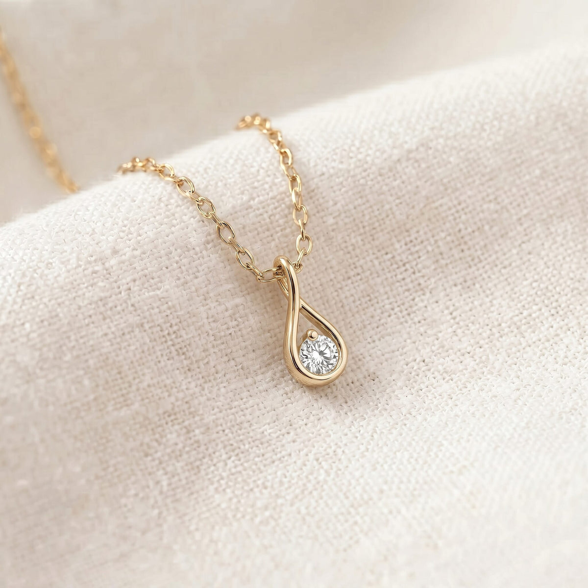 LUXURIANT Lab Grown Diamond SI G-H Solitaire Pendant in Yellow Gold Plated Sterling Silver 8375587 4