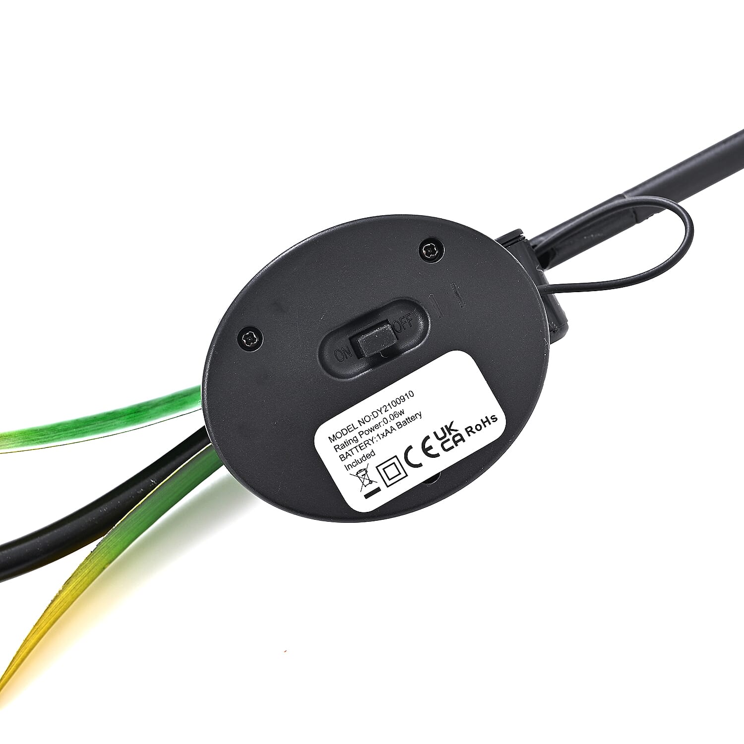 LIVMORE Solar Powered Artificial Flower LED Lights With Metal Garden Stake - Pink 8377609 8