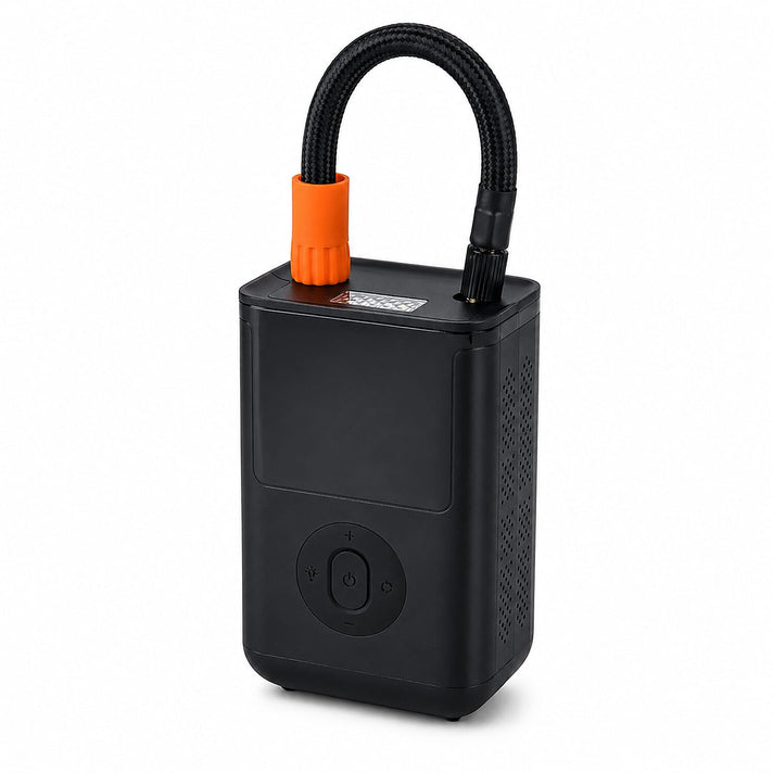 Portable Smart Air Pump - 4000mAh Rechargeable Tyre Inflator, 150 PSI Cordless Electric Pump with Power Bank Function - Black 8411811 1