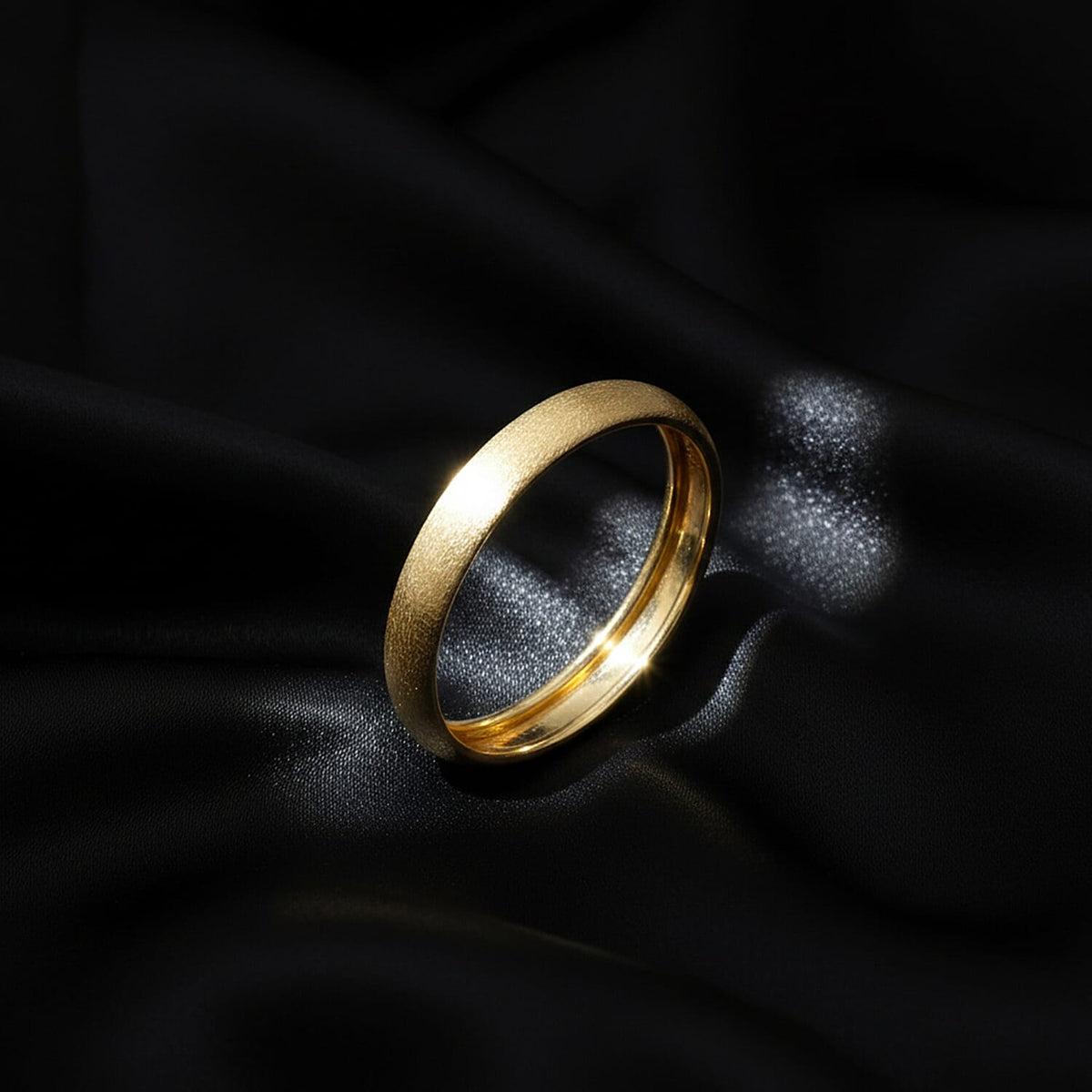 9K Yellow Gold Stackable Band Ring 8416274 4