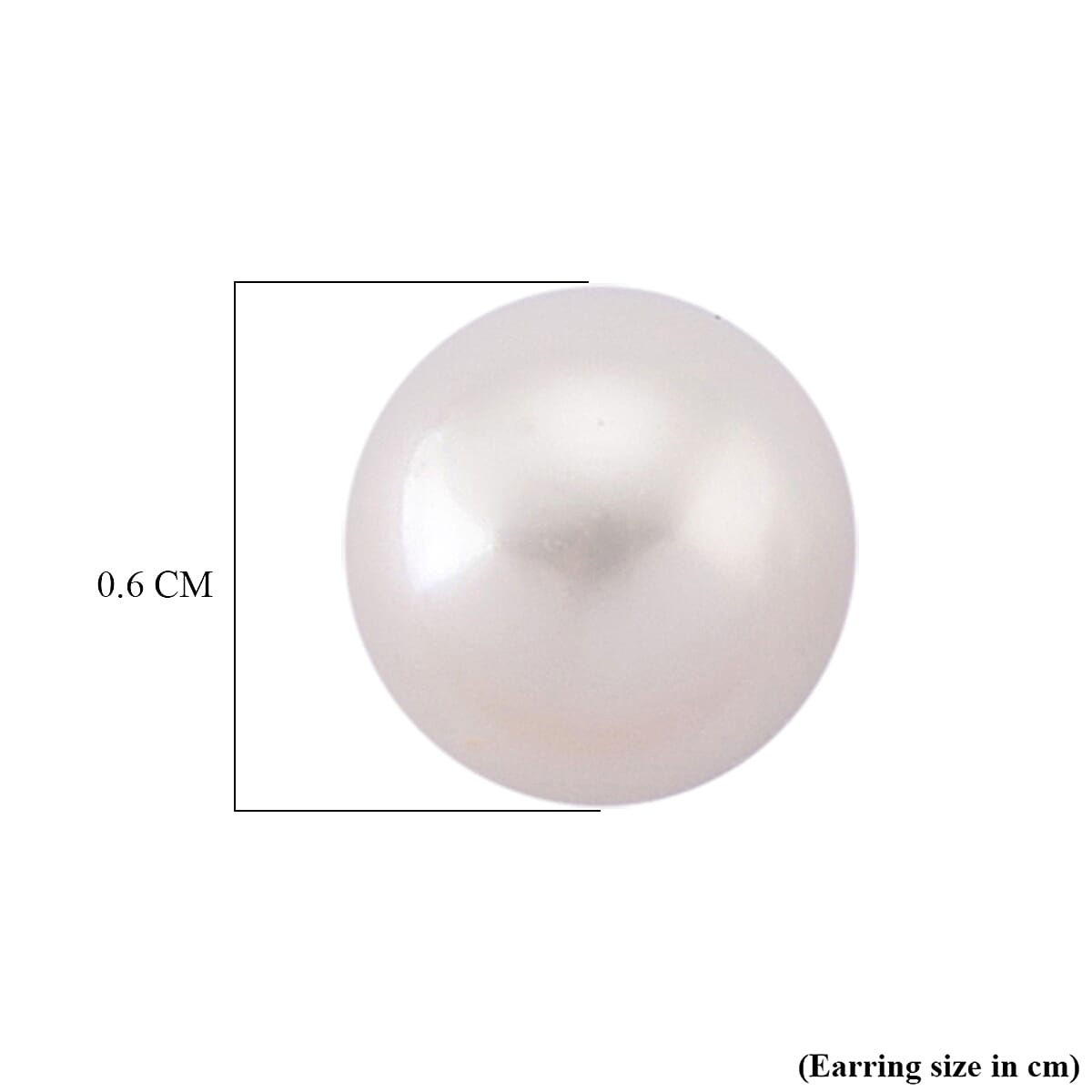 Akoya Pearl Stud Earring with Push Back in Rose Gold Plated Sterling Silver 8431443 6