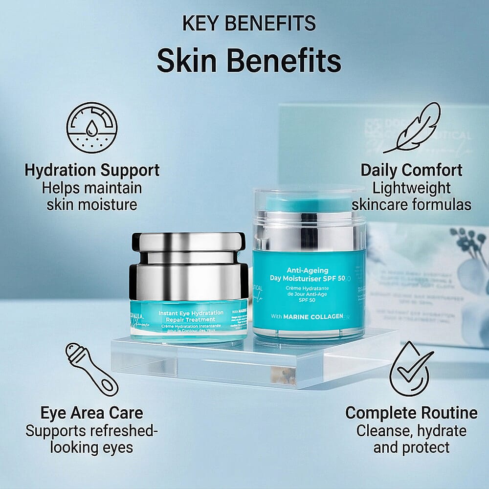 Limited Edition Spring Edit Marine Collagen Box (Incl Anti-ageing Day Moisturiser SPF 50 Duo, Instant Eye Hydration Treatment, Wash Away Cleanser) 8434635 3