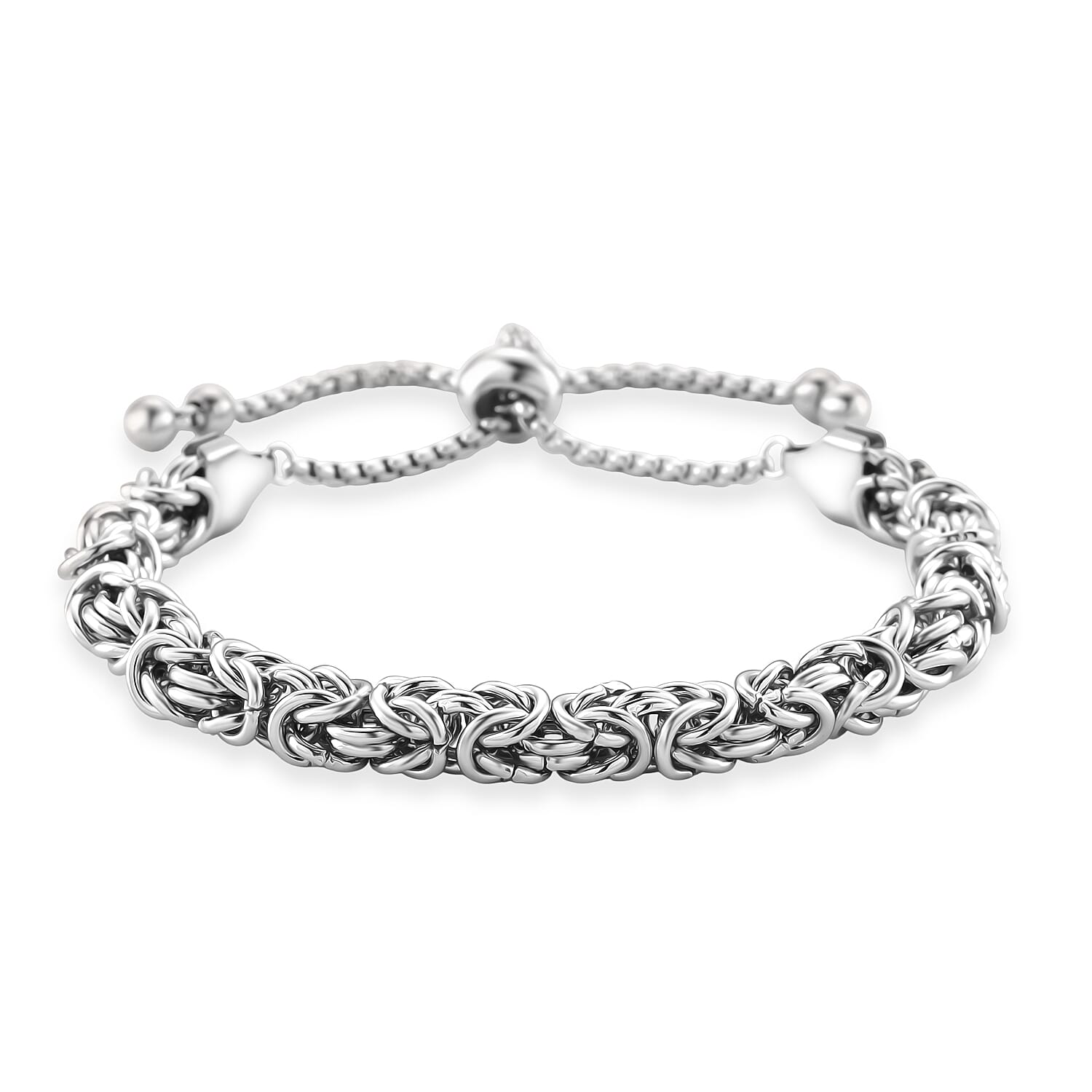 Byzantine Chain Adjustable Bracelet (Up to 9.5 Inch) V32489003 0