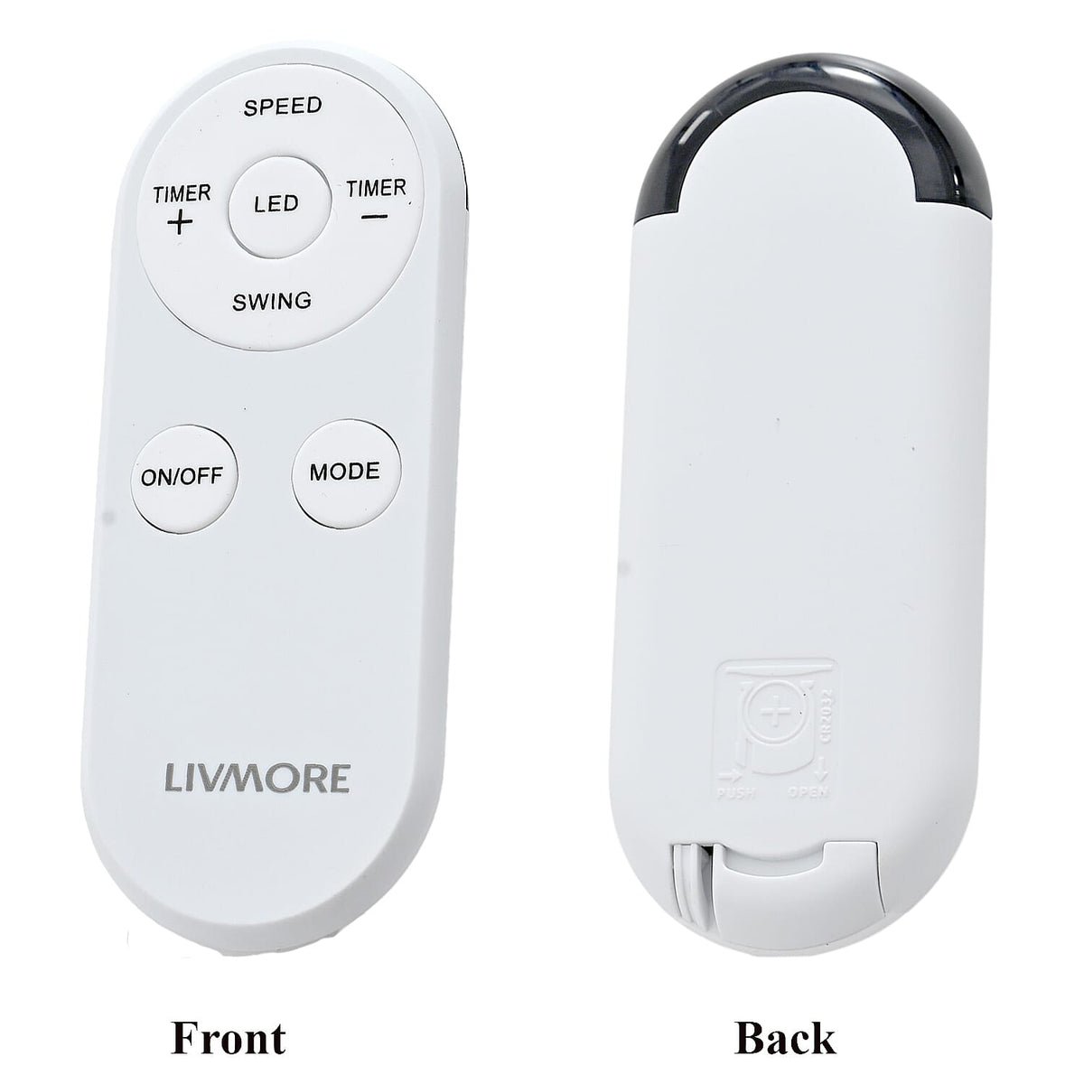 LIVMORE 2-in-1 Bladeless Fan and Air Purifier with LED Light Feature 8482518 6