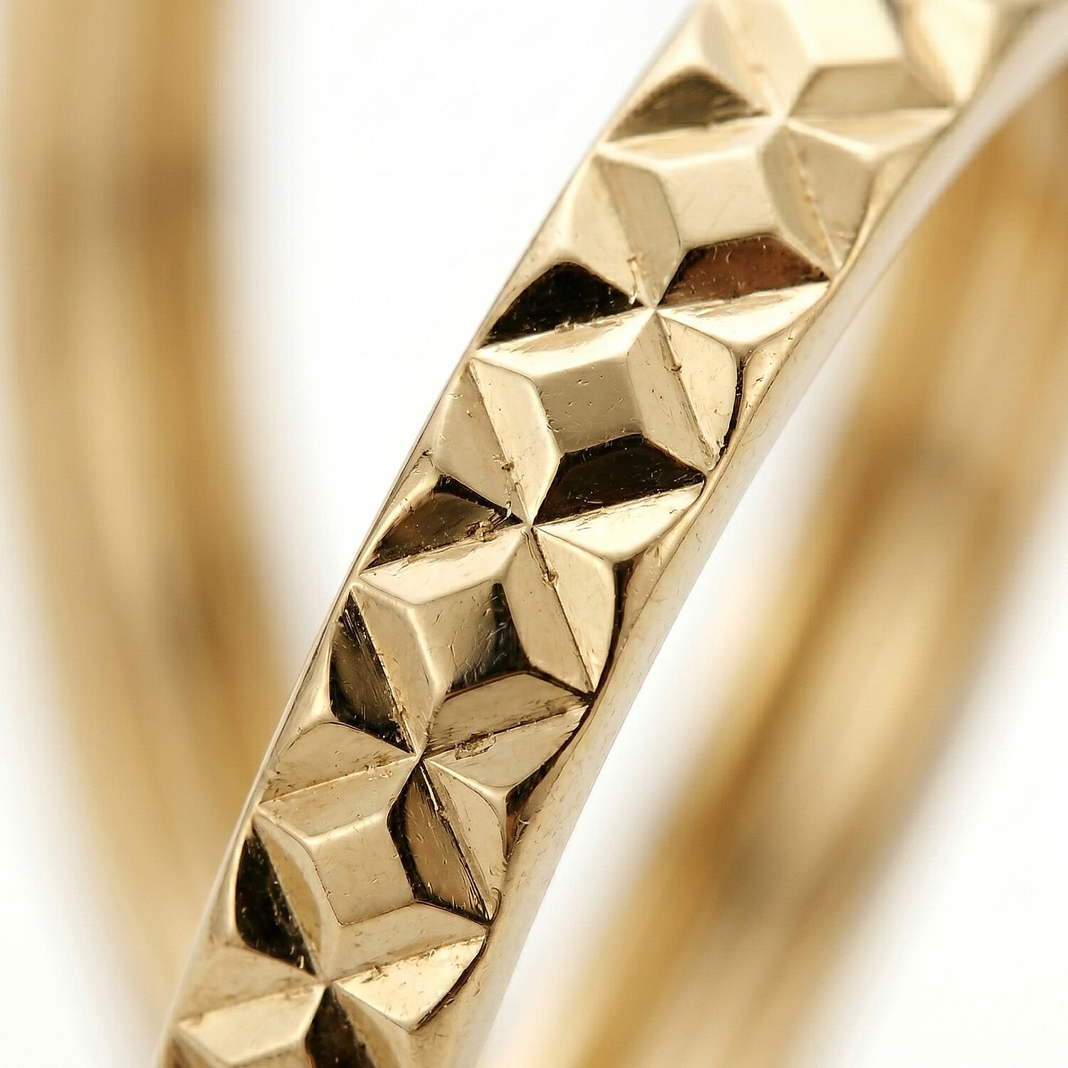 Maestro Collection - 9K Yellow Gold Diamond Cut Band Ring 8502410 4