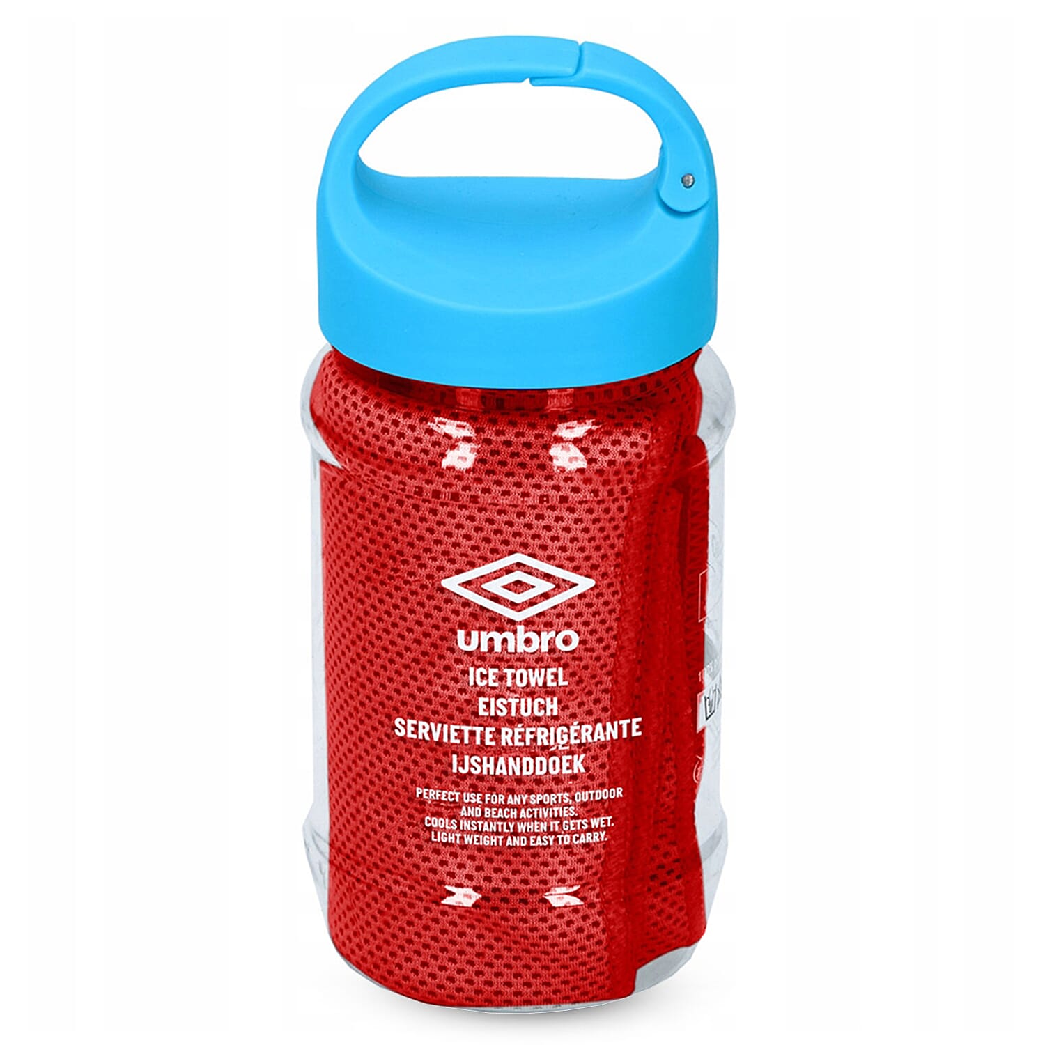 Umbro Instant Cooling Ice Towel - Red 8517757 0