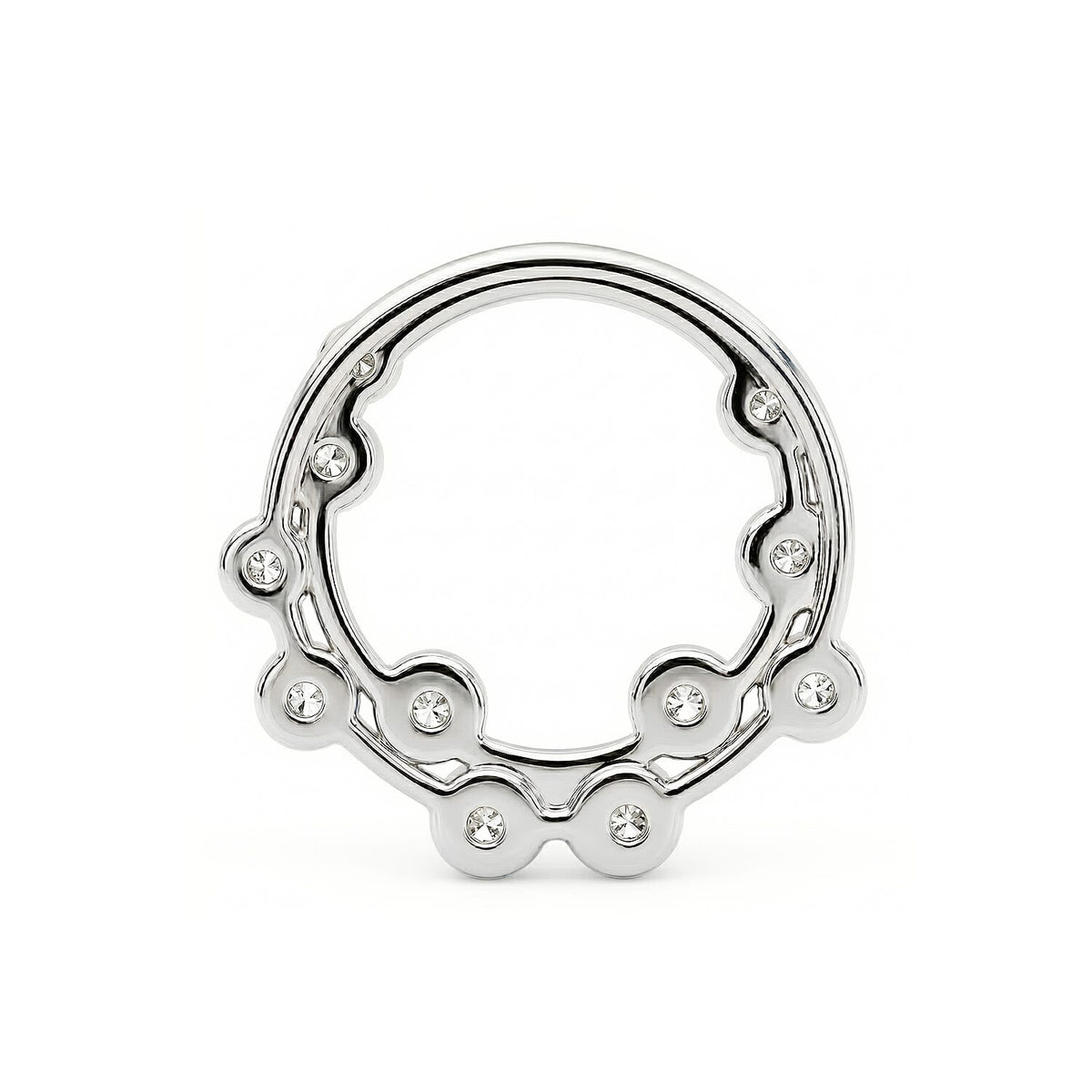 Designer Inspired - Natural White Diamond Bubble Pendant V32602827 6