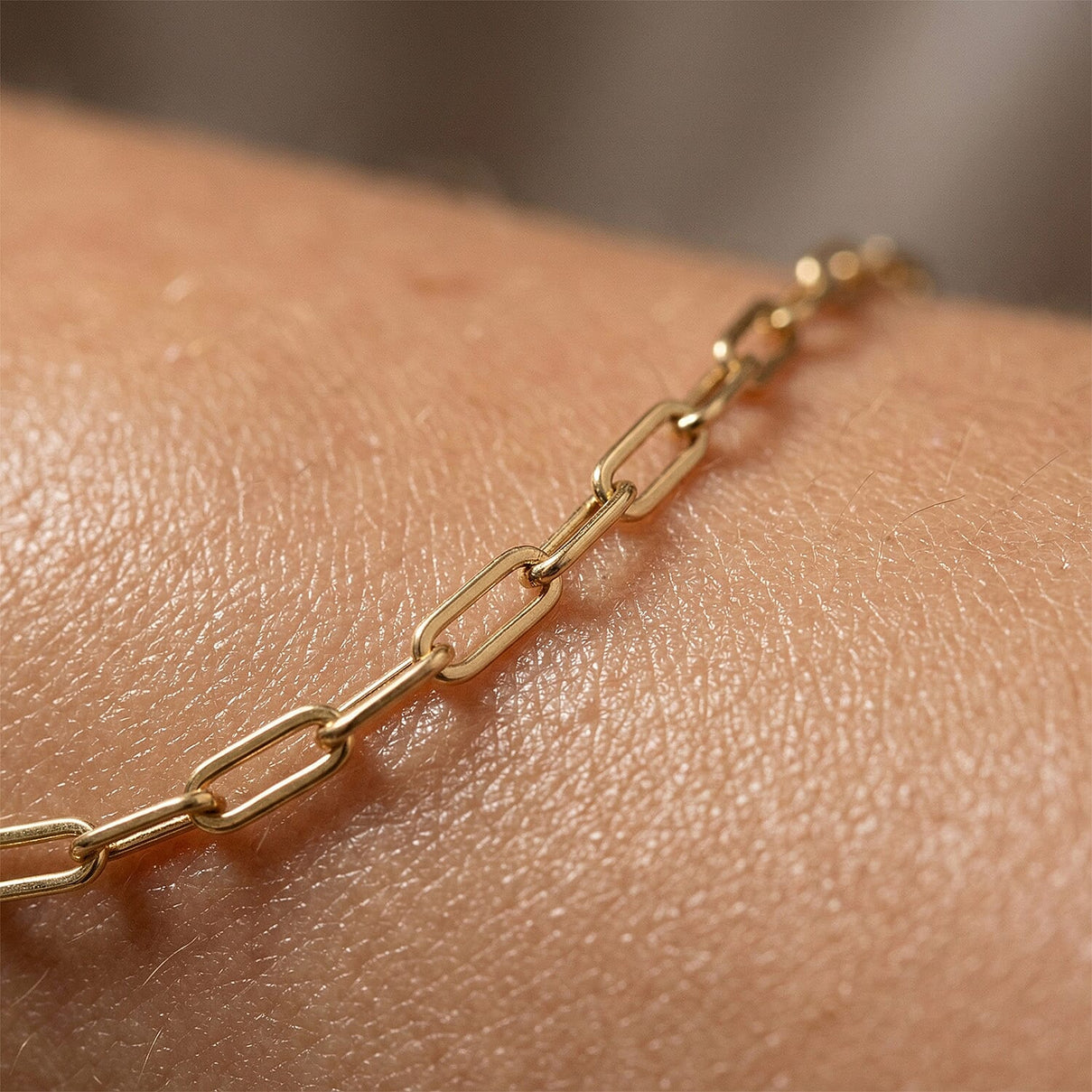 9K Yellow Gold 1.2MM Paperclip Necklace with Spring Ring Clasp 20 Inch 8519075 5