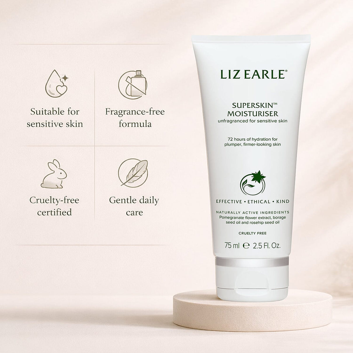 Liz Earle Moisturiser Superskin - 75ml 8526186 1