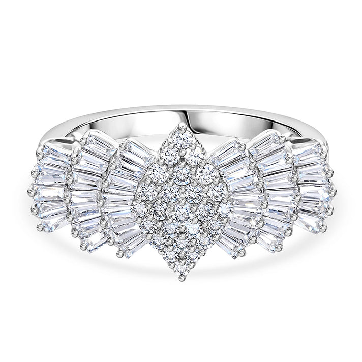 LUXURIANT Lab Grown Diamond Ring in Sterling Silver (SI-GH) 8551262 1