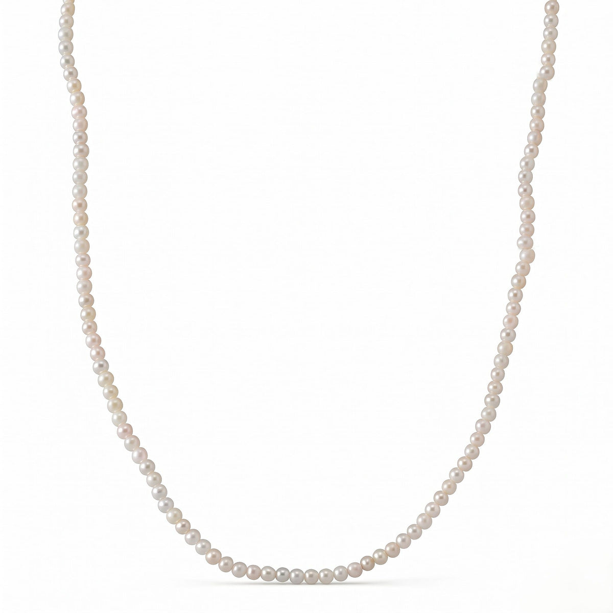 White Freshwater Pearl (4MM-5MM) Adjustable Necklace with Lobster Clasp (Size - 18-2 Ext) 57.00 Ct. 8579342 0