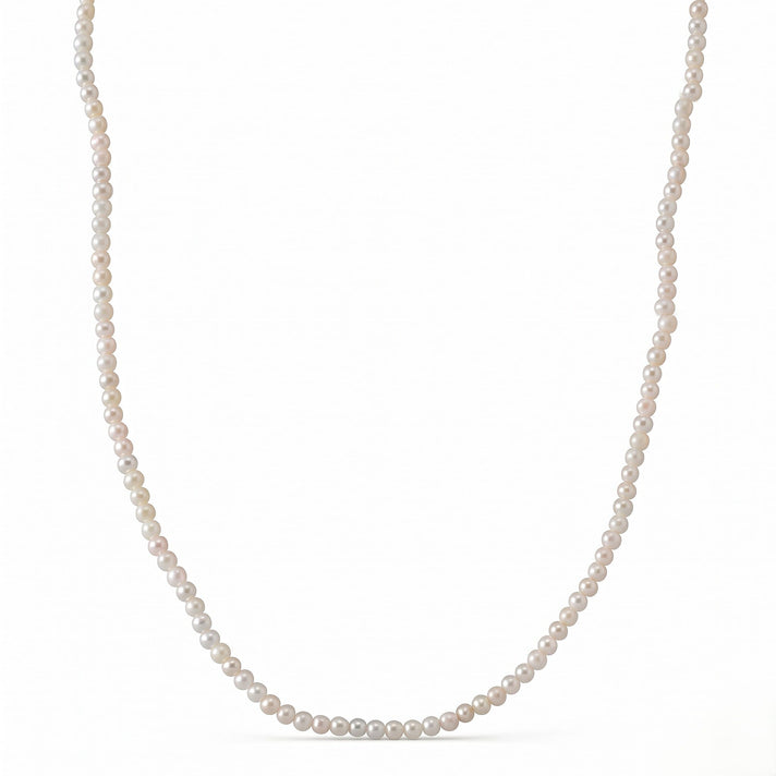 White Freshwater Pearl (4MM-5MM) Adjustable Necklace with Lobster Clasp (Size - 18-2 Ext) 57.00 Ct. 8579342 1
