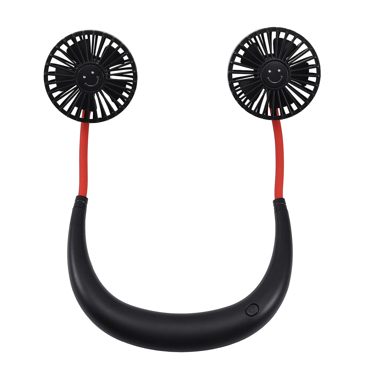 Rechargeable Neck Fan with Light - Black 8835215 7