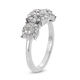 RHAPSODY 950 Platinum IGI Certified Diamond (VS/E-F)Cluster Ring 0.50 Ct.