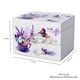 2 Layer Musical Bird and Tower Printed Jewellery Box with Drawer and Inside Mirror (Size 13x10x9cm) - White, Blue & Multi