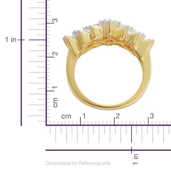 ILIANA 18K Y Gold IGI Certified Diamond (Rnd 0.05 Ct) (SI/G-H) Ring 1.000 Ct.