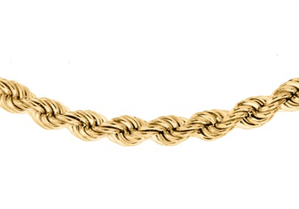 Close Out Deal 9K Y Gold Rope Chain (Size 22), Gold wt 10.50 Gms.