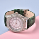 STRADA Japanese Movement Ladies Water Resistant Watch with Green Strap