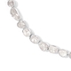 Artisan Crafted Polki Diamond Necklace (Size 18) in Platinum Overlay Sterling Silver 10.00 Ct, Silver Wt. 28.90 Gms