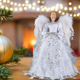 Decorative Angel Wearing White Dress (Size 40 Cm)