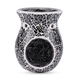 Lesser & Pavey - Mosaic Black Glass Wax Melt & Oil Warmer (Size 14x7x9cm)