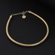 9k Yellow Gold Stretchable Bracelet (Size - 7.5 with 2 inch Extender)