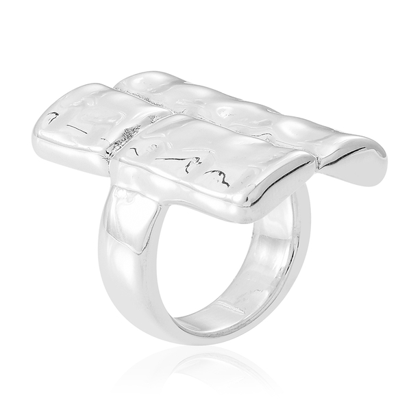 Designer Inspired Sterling Silver Ring, Silver wt 6.00 Gms.