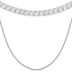 Sterling Silver Panza Curb Chain with Spring Ring Clasp (Size 24), Silver wt 6.20 Gms