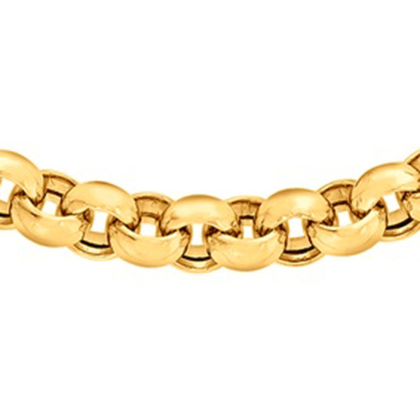 Close Out Deal 9K Rose Gold Belcher Necklace (Size 18), Gold wt 18.20 Gms.