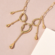 LucyQ Paper Clip Drip Collection - 4 in 1 Wear 18K Vermeil Yellow Gold Overlay Sterling Silver Necklace (Size - 20), Silver Wt. 10.60 Gms