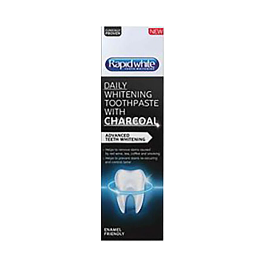 Rapid Daily Whitening Toothpaste with Charcoal 75ml 6283501 TJC