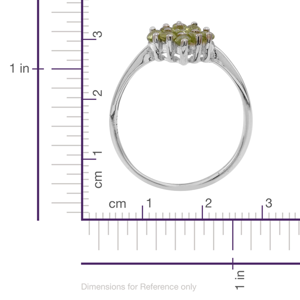 Hebei Peridot (Mrq) Ring in Sterling Silver 1.750 Ct.