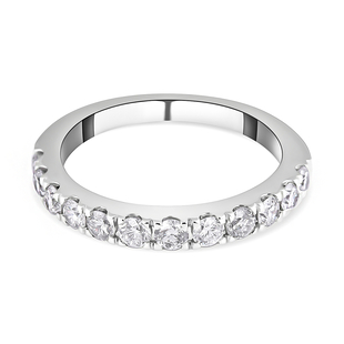 NY Close Out-14K White Gold Diamond (SI2/G-H) Ring 0.75 Ct.