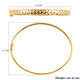 Hatton Garden Close Out Deal - 9K Yellow Gold Bangle (Size 6.5 - 7in), Gold Wt. 3.22 Gms