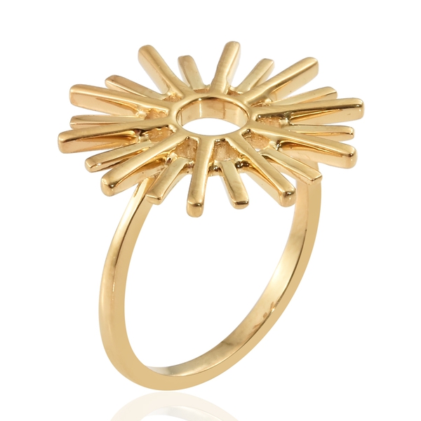 Cocktail Ring in Yellow Gold Vermeil Sterling Silver